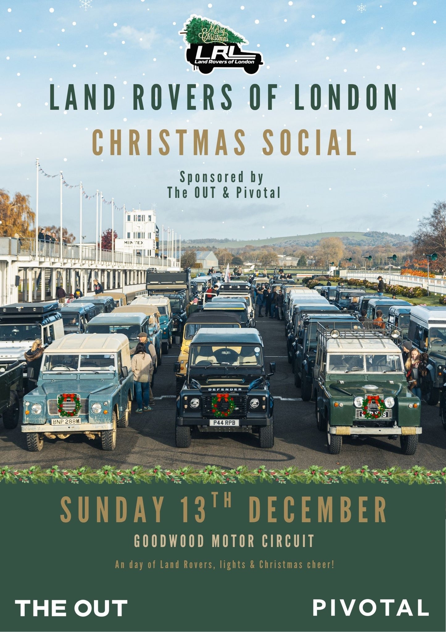 Land Rovers of London Christmas Social - Sponsored by The OUT & Pivotal