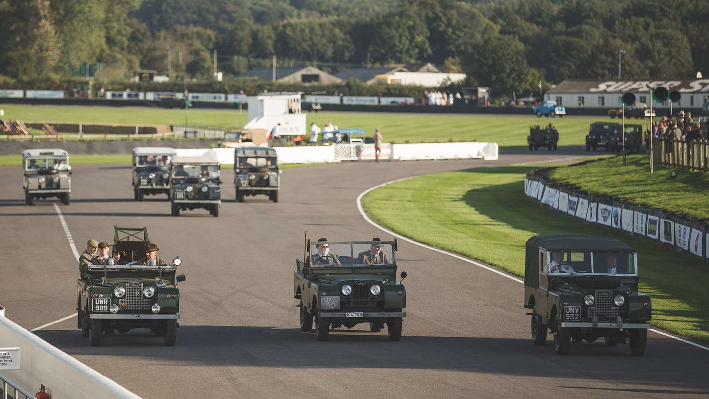 Land Rovers 'out' of London - Goodwood Breakfast Meet