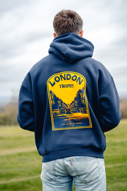 Limited Run 'London Trophy' Hoodie 2.0 | Navy