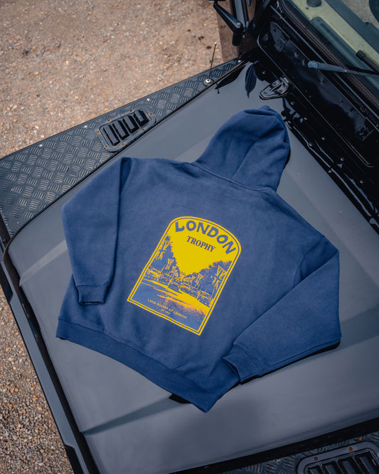 Limited Run 'London Trophy' Hoodie 2.0 | Navy