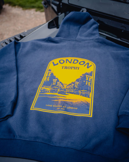Limited Run 'London Trophy' Hoodie 2.0 | Navy