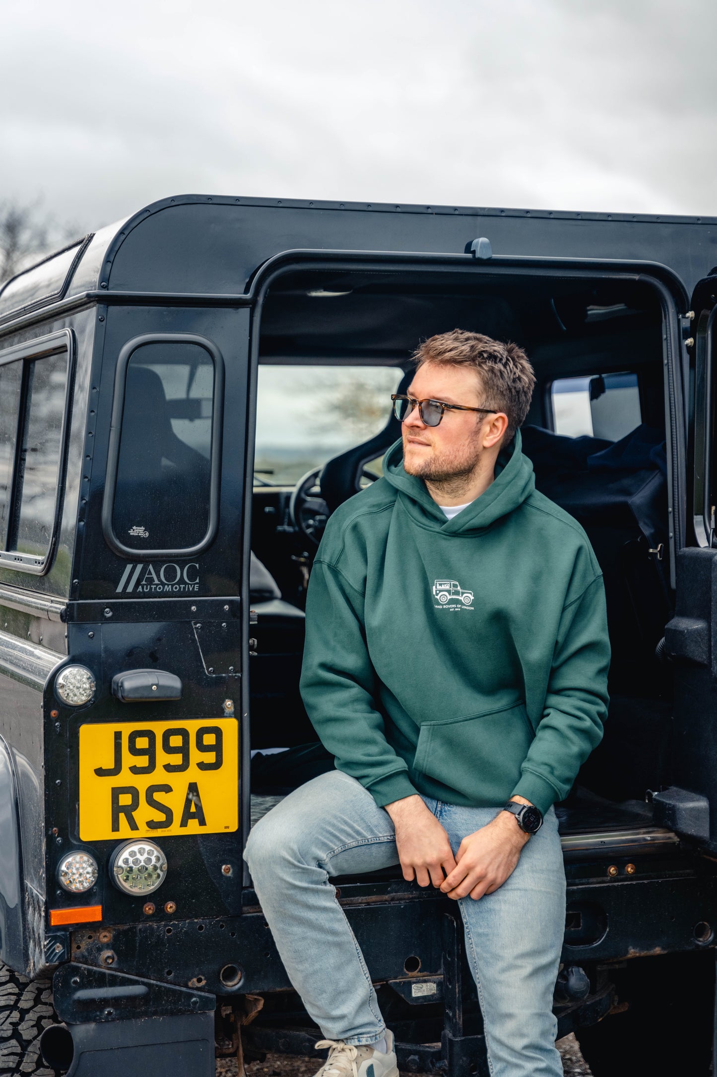 'NEW' Defender Hoodie | Green