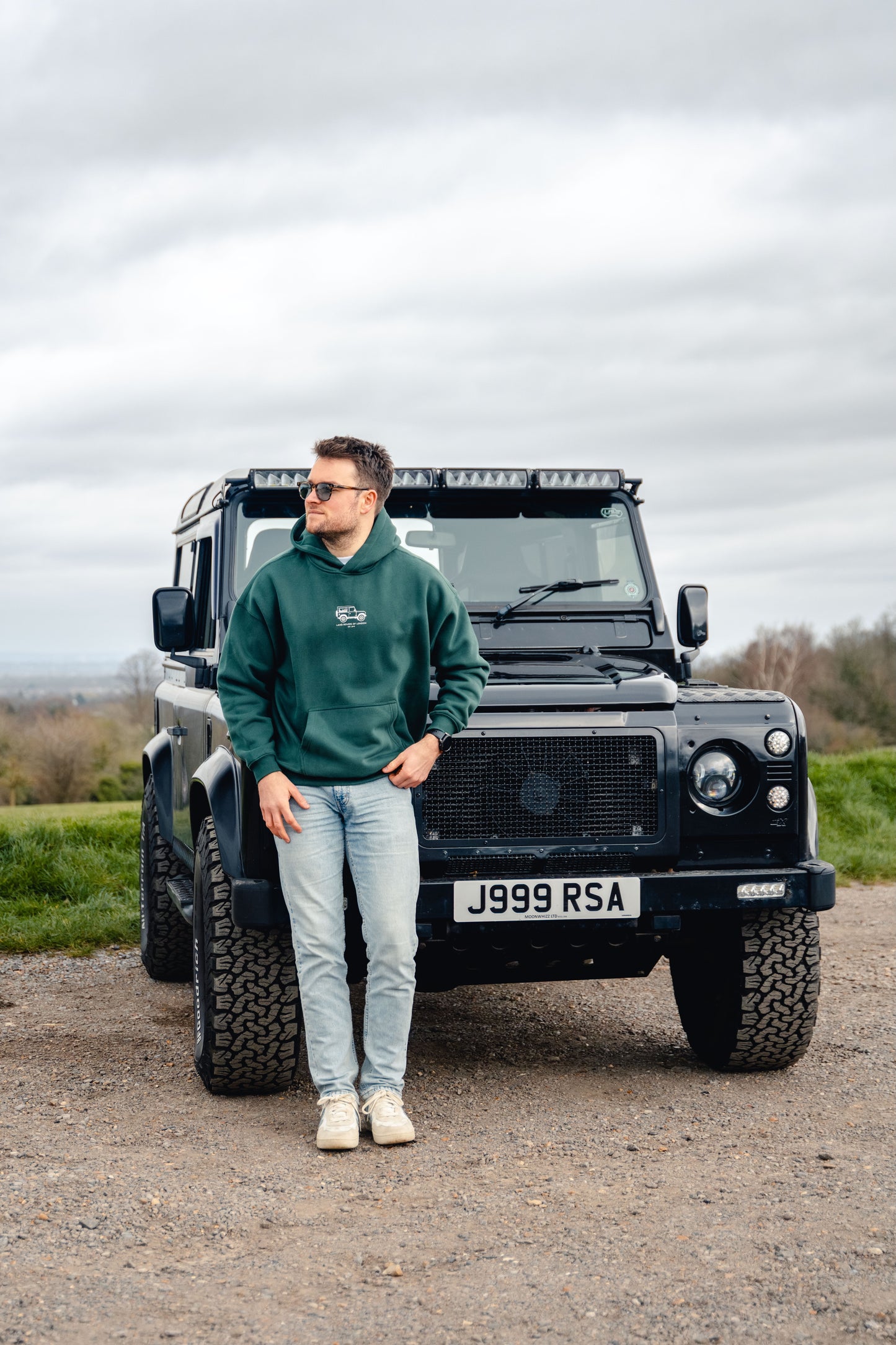 'NEW' Defender Hoodie | Green