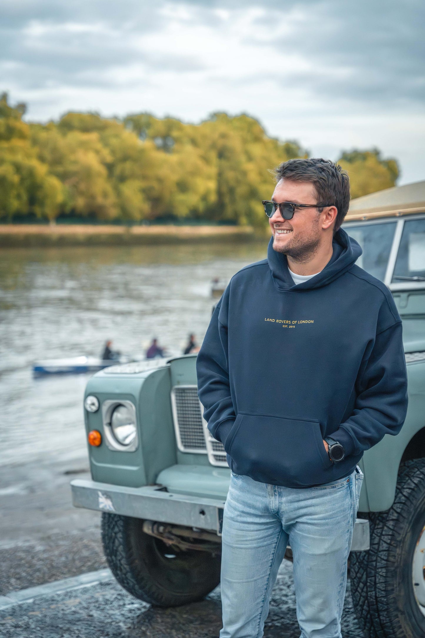 Limited Run 'London Trophy' Hoodie | Navy